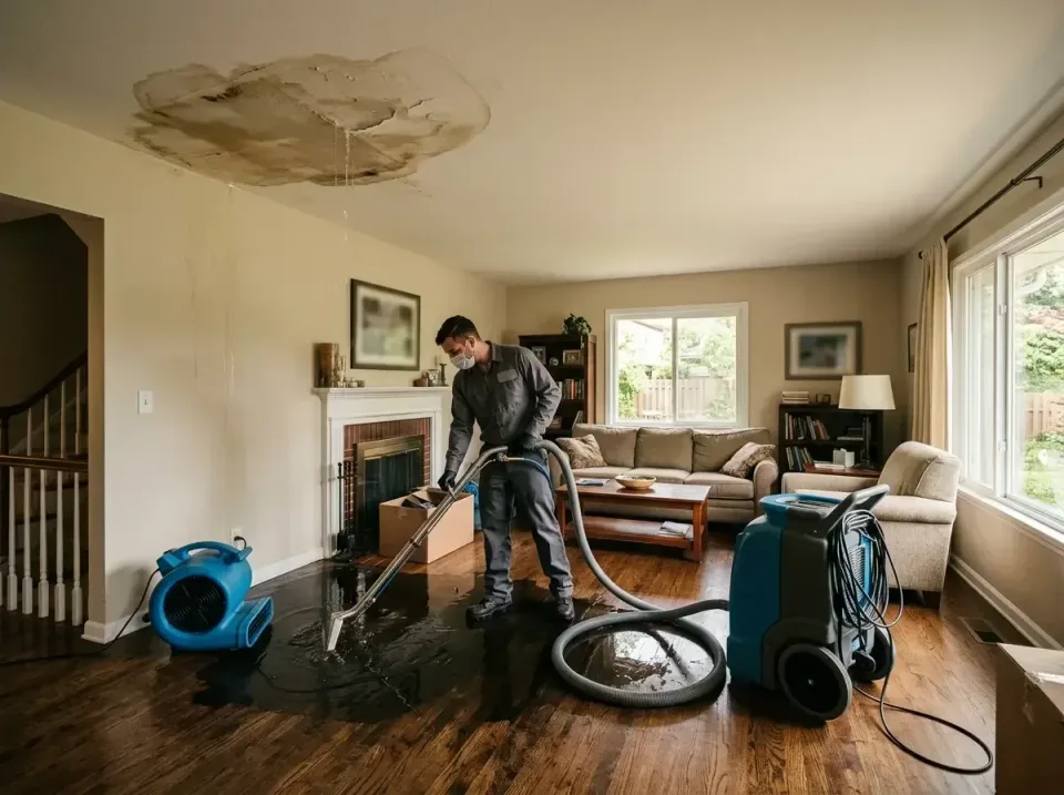 attic-pipe-burst-ceiling-drip-008 — frequently asked questions, Water Damage Restoration & Carpet Care in Watford City, ND